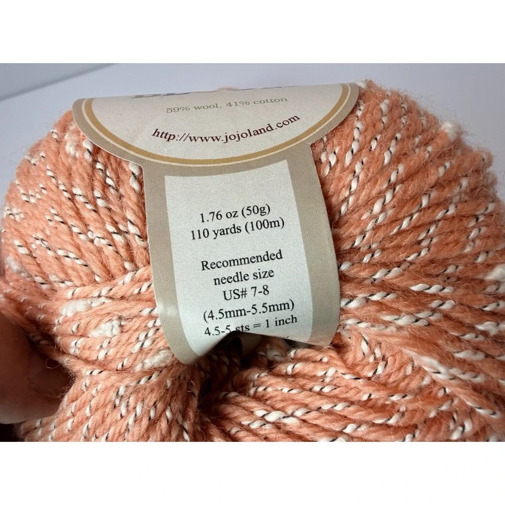 Jojoland Bloom Yarn Color‎ #JR25 1.76 OZ 50g 110 yards Lot Of 4